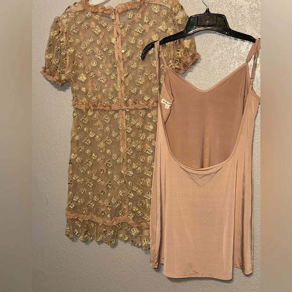 For Love and Lemons golden garden tulle dress - Picture 5 of 13